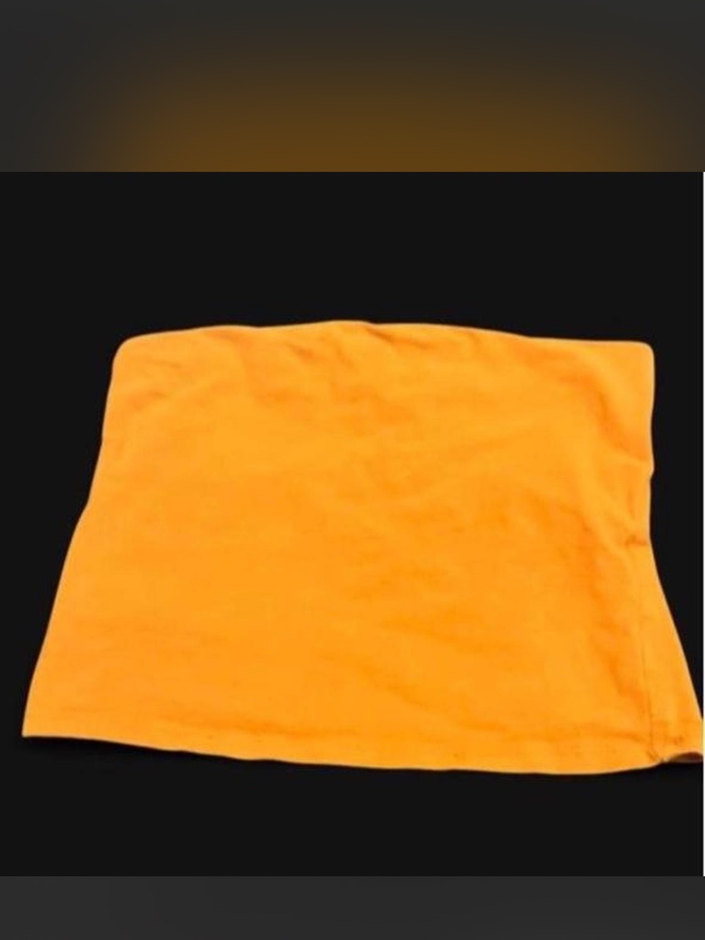 Bozzolo Orange Stretch Mini Tube Skirt